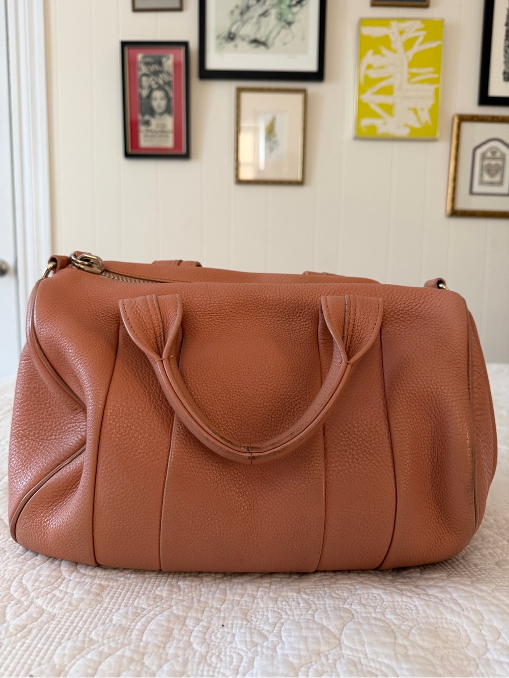 Alexander Wang ROCCO in Tan Pebbled Leather
